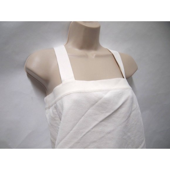 Good American Womens Thick Knit Cropped Top 6 White Racerback Tank - Picture 2 of 6